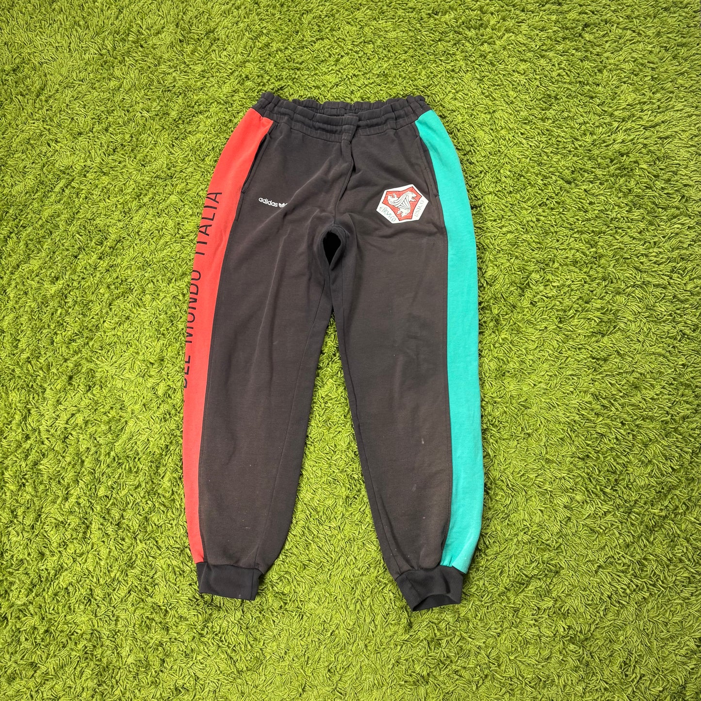 Adidas Italien Coppa Del Mondo Trainingsanzug Tracksuit grau 1990 Größe M