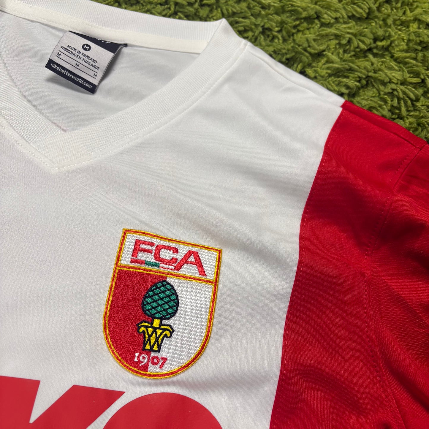 Nike FC Augsburg Altintop Trikot Weiß Größe M 2014 2015