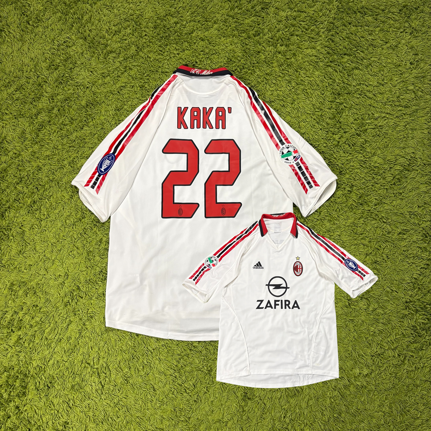 Adidas AC Mailand Milan Kaka Trikot Weiß Größe L 2005 2006