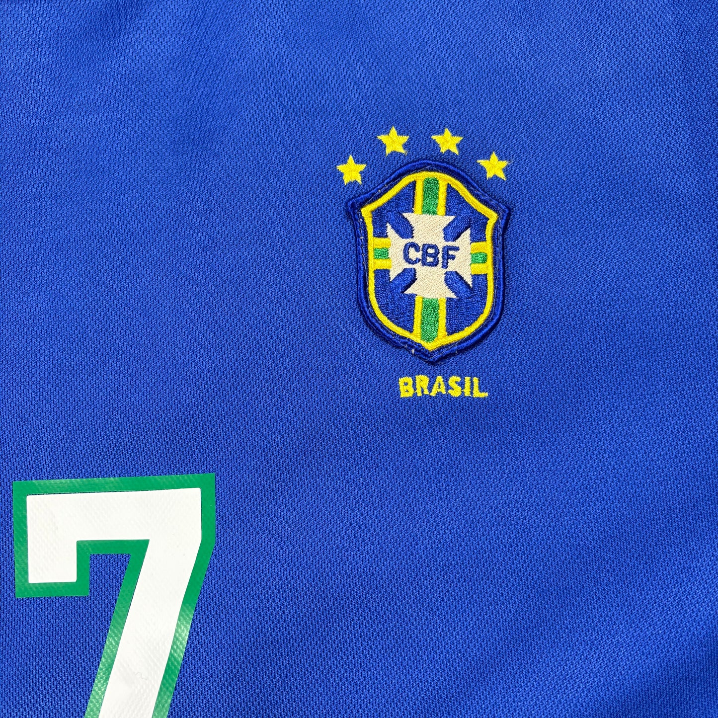 Nike Brasilien Ronaldo (Ronaldinho) Trikot blau Größe XL 1998