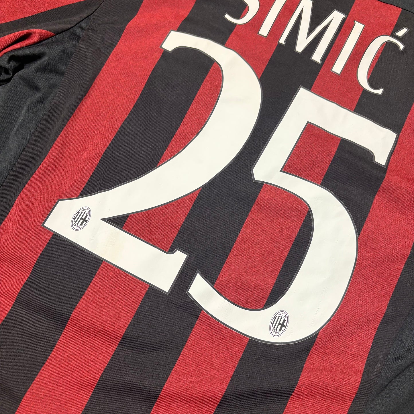 Adidas AC Mailand Milan Simic Trikot schwarz Größe XL 2014 2015