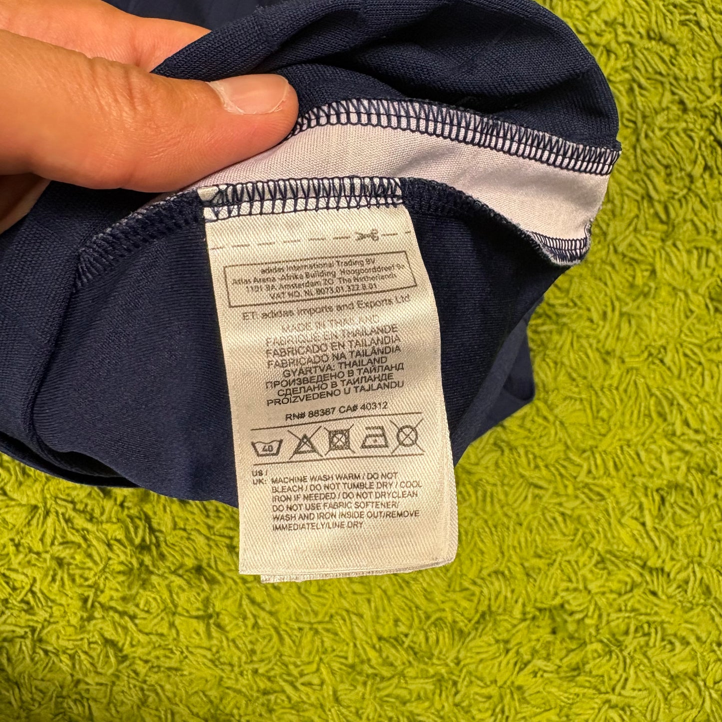 Adidas Schottland Robertson Trikot blau Größe M 2014