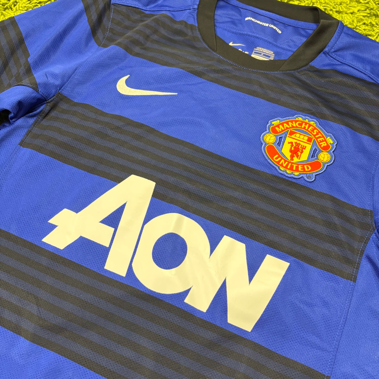 Nike Manchester United Rooney Trikot blau Größe S 2011 2012