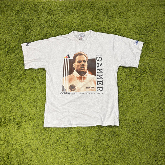 Adidas Sammer T Shirt grau Größe XL 1998