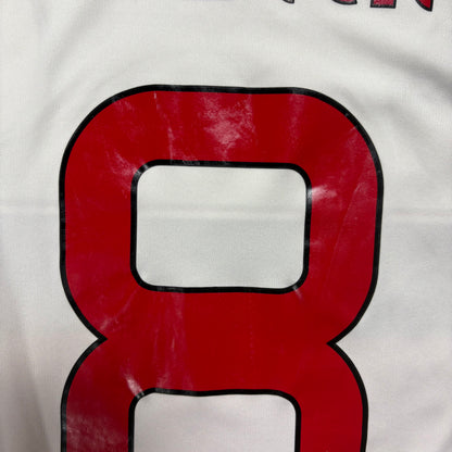 Adidas AC Mailand Milan Nocerino Trikot Weiß Größe M 2012 2013