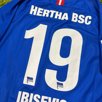 Nike Hertha BSC Berlin Ibisevic Trikot blau Größe M 2018 2019