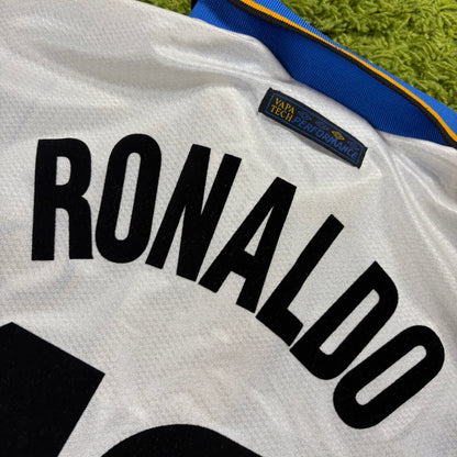 Umbro Inter Mailand Milan Milano Ronaldo R9 Trikot Weiß Größe XL 1997 1998 fenomeno