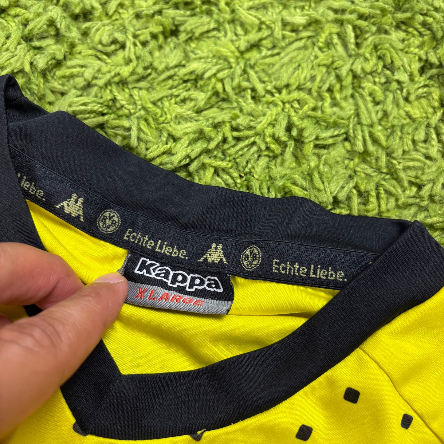 Kappa Borussia Dortmund Lewandowski Trikot Gelb Größe XL 2011 2012