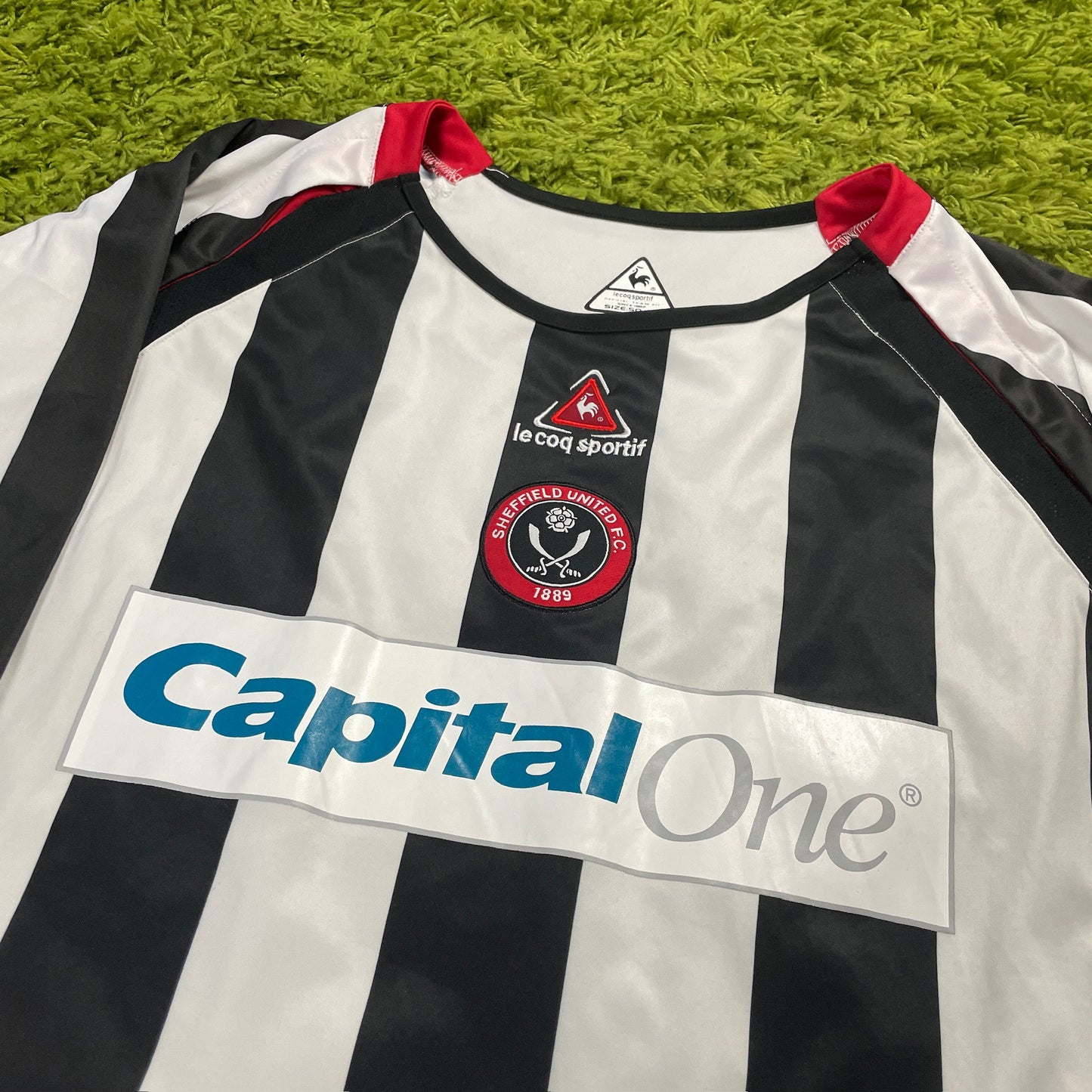 Le Coq Sportif Sheffield United Trikot schwarz Größe XXL 2006 2007