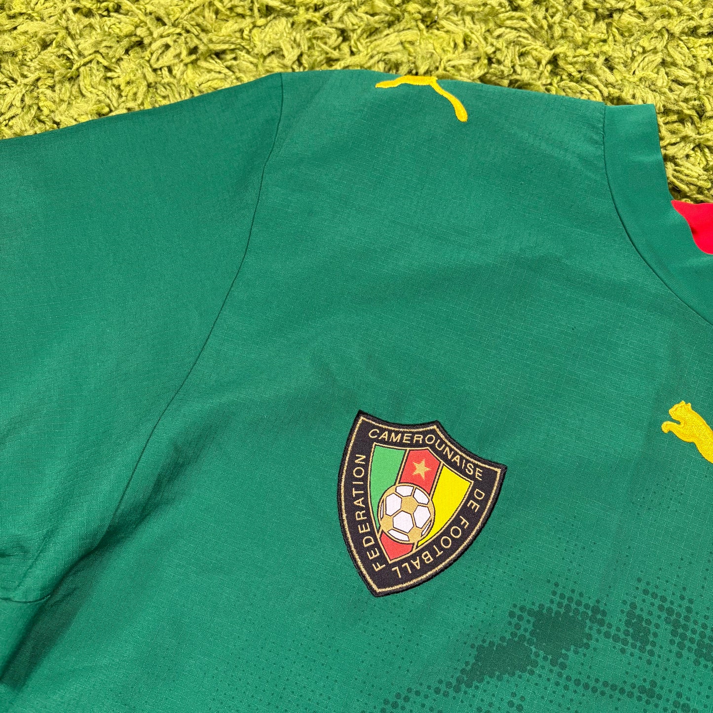 Puma Kamerun Etoo Eto‘o Trikot Grün Größe L 2006