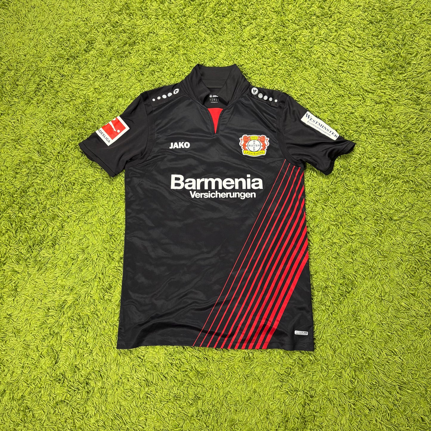 Jako Bayer 04 Leverkusen Brandt Trikot schwarz Größe L 2017 2018