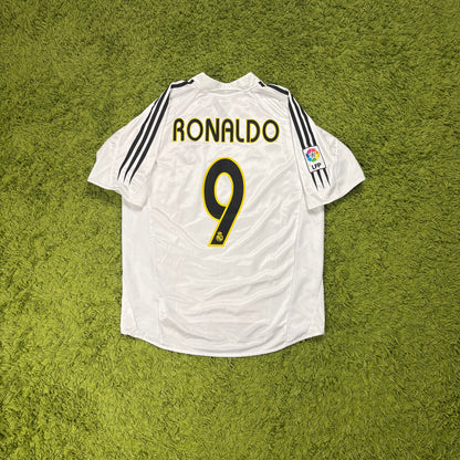 Adidas Ronaldo R9 Trikot Weiß Größe L 2004 2005