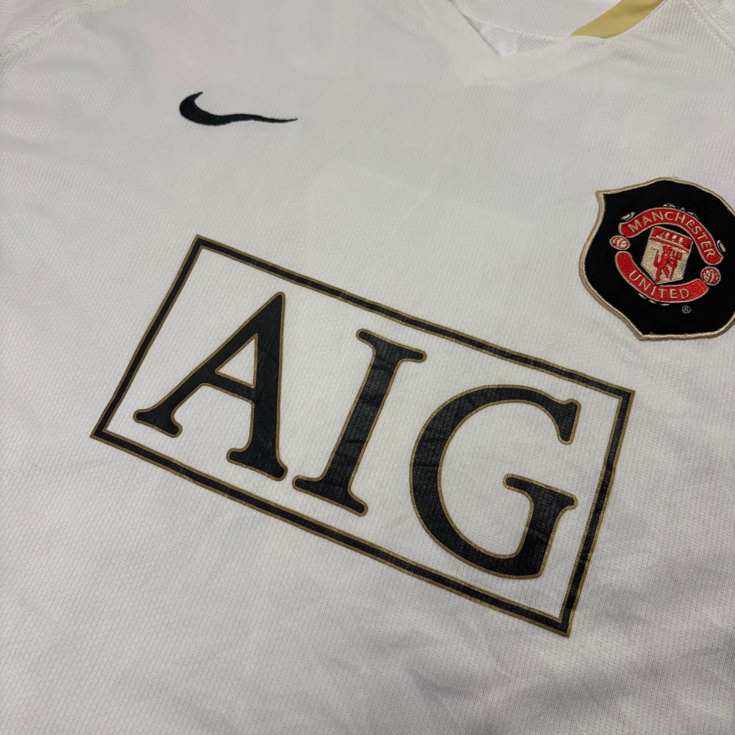 Nike Manchester United Ronaldo CR7 Trikot Weiß Größe L 2006 2007