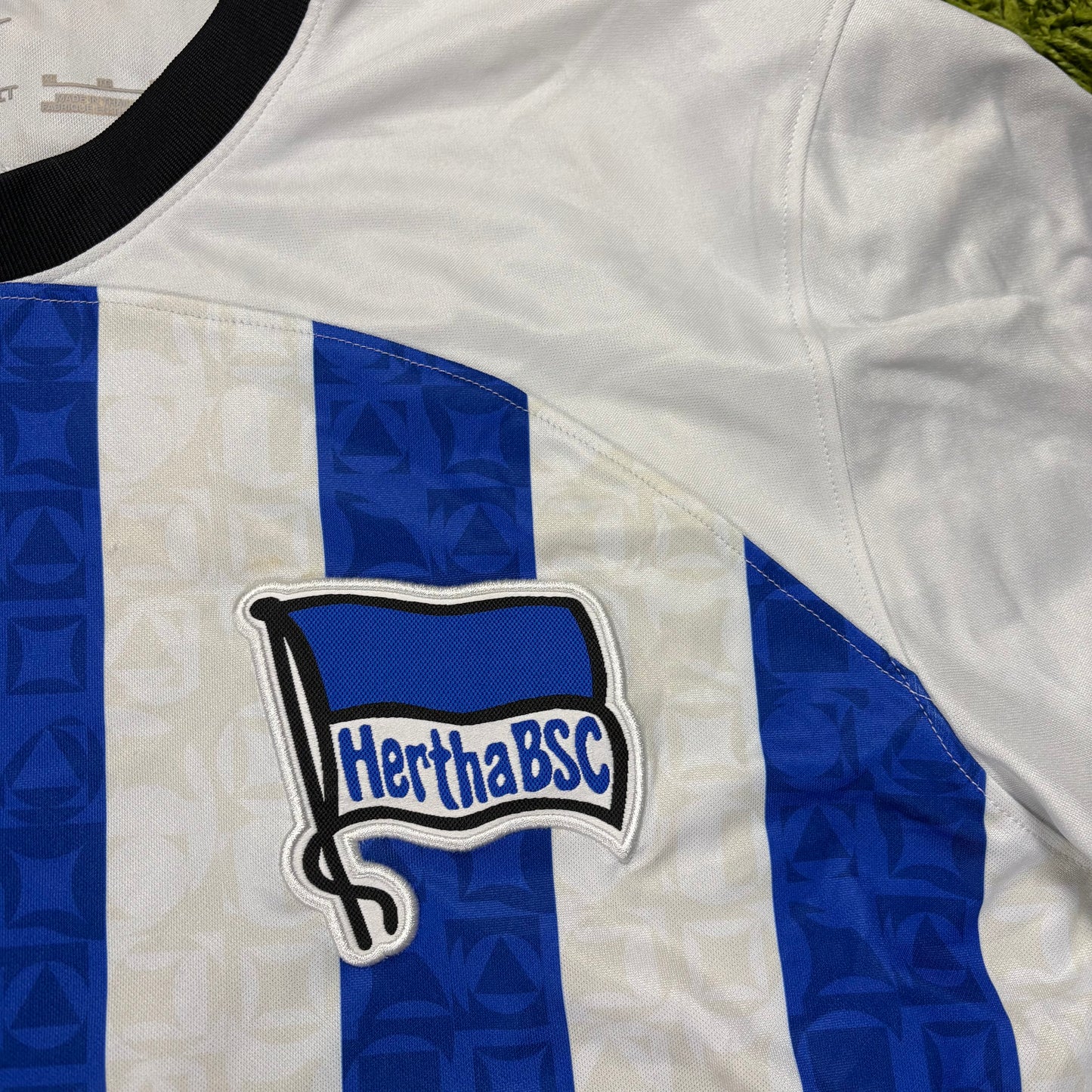 Nike Hertha BSC Berlin Jindaoui Trikot weiß blau Größe XL 2022 2023