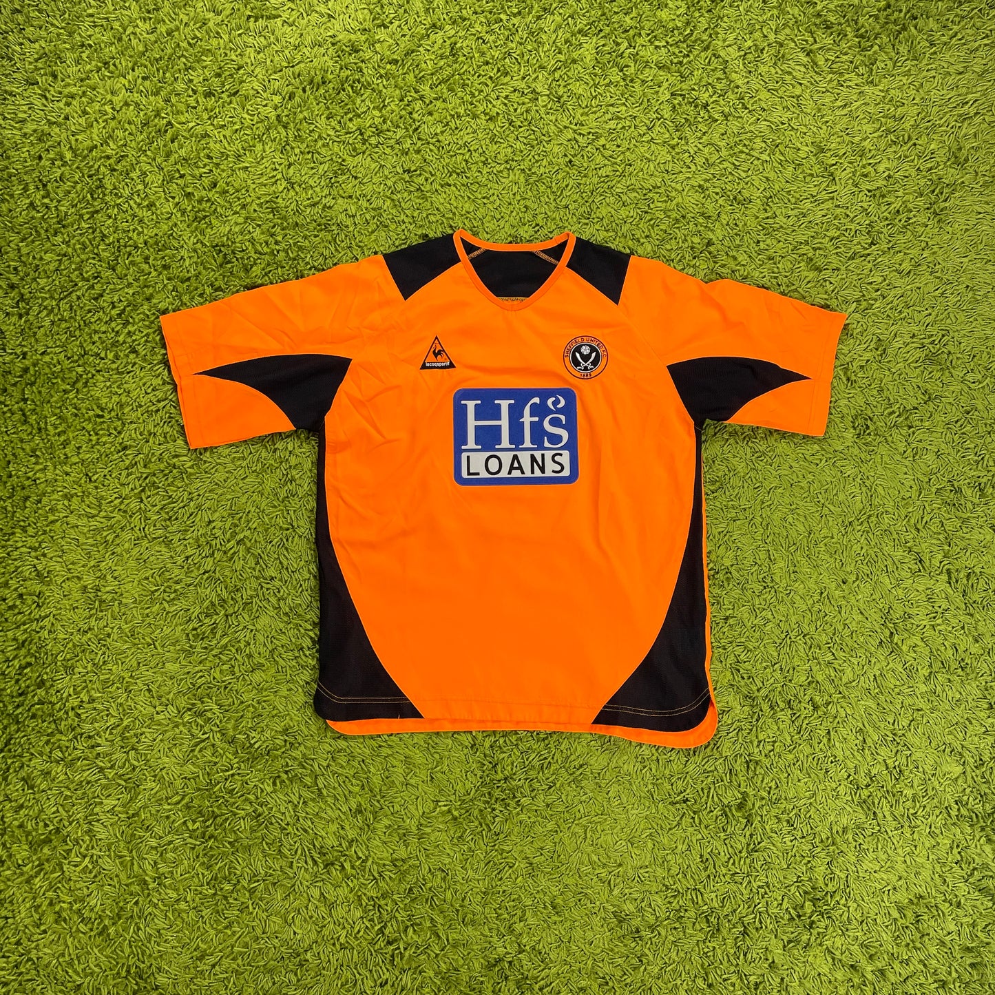 Le Coq Sportif Sheffield United Trikot Orange Größe M 2004 2005