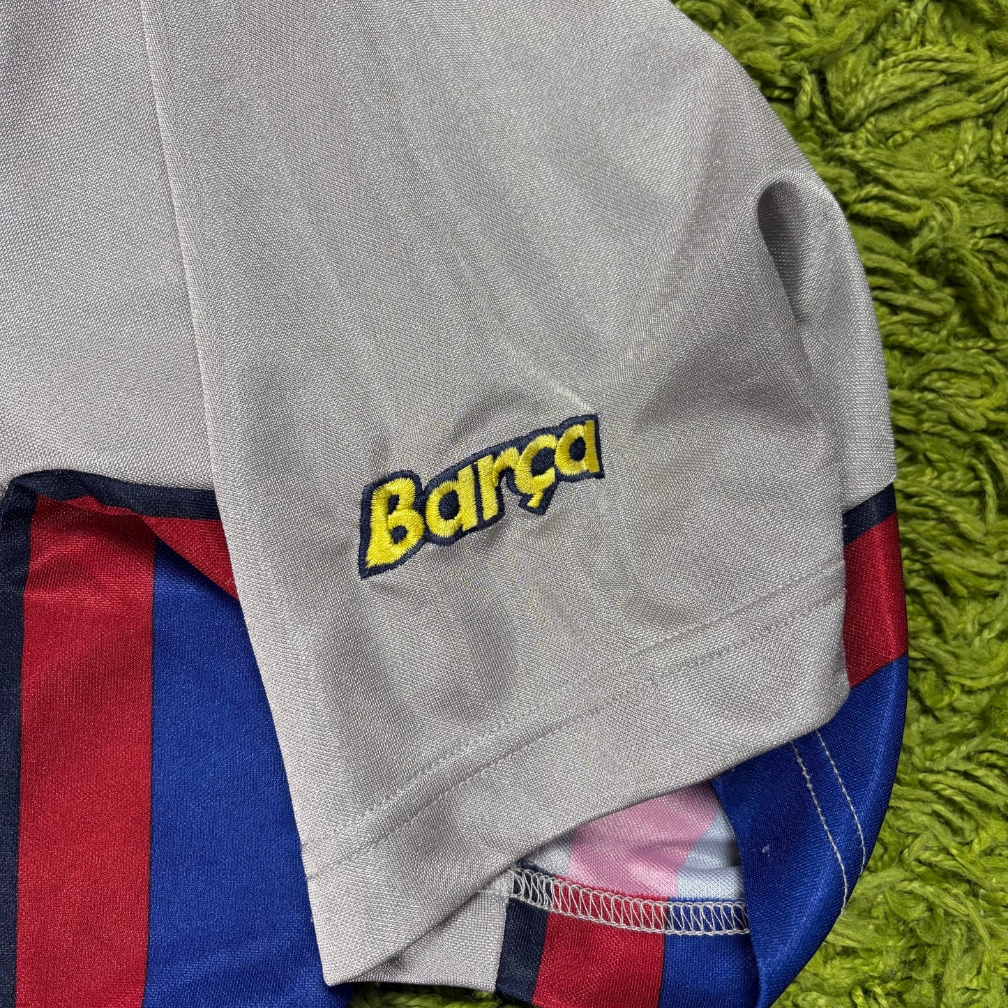 Nike FC Barcelona Guardiola Trikot grau Größe L 1999 2001