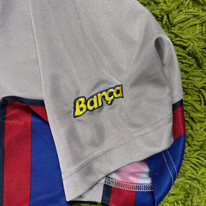 Nike FC Barcelona Guardiola Trikot grau Größe L 1999 2001
