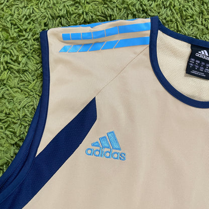 Adidas Olympique Marseille Tanktop Gold Größe L 2005
