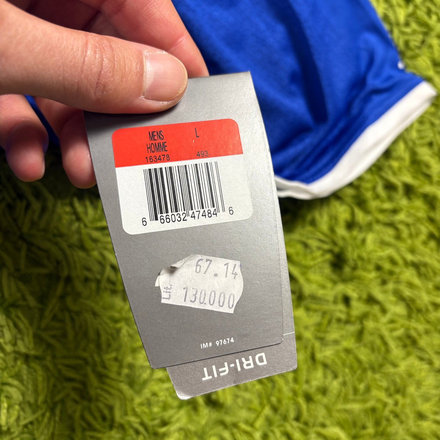 Nike Brasilien Ronaldo R9 Trikot blau Größe L 2000 2002 Neu mit Etikett brasil