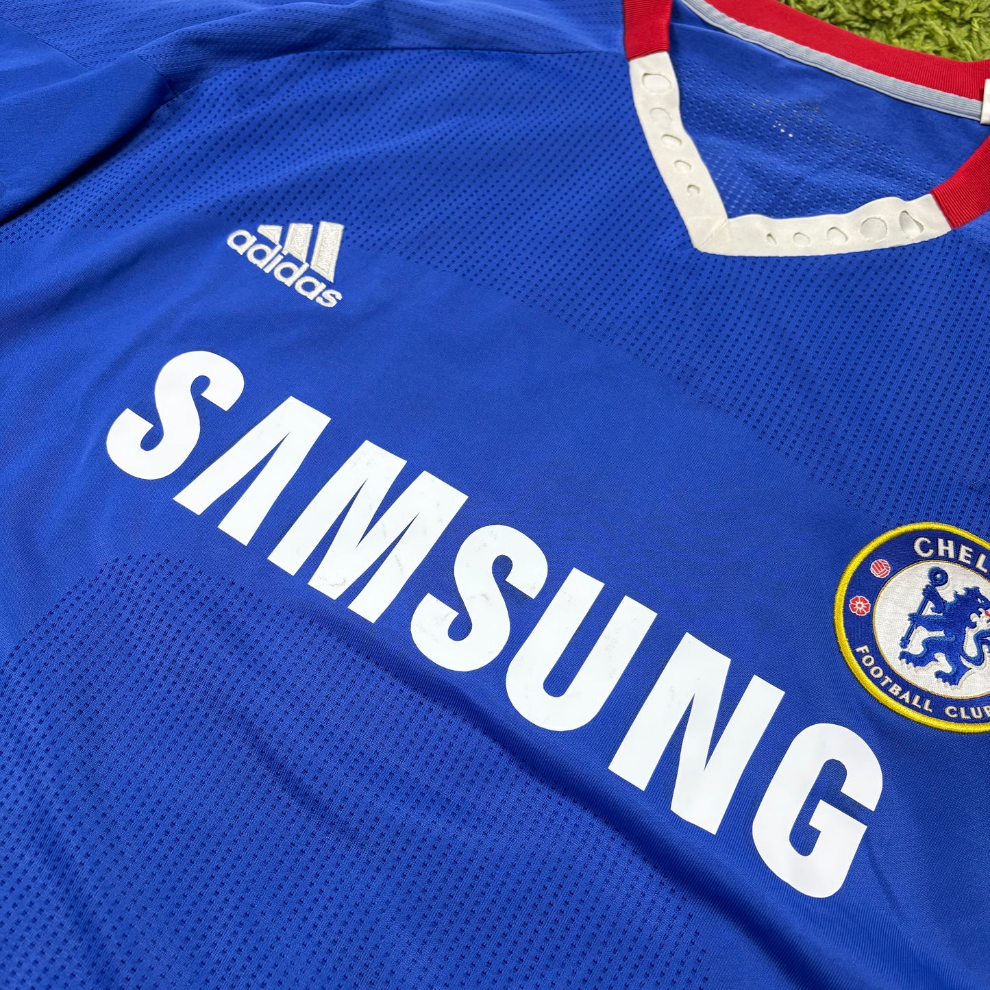 Adidas FC Chelsea Drogba Trikot blau Größe XXL 2010 2011