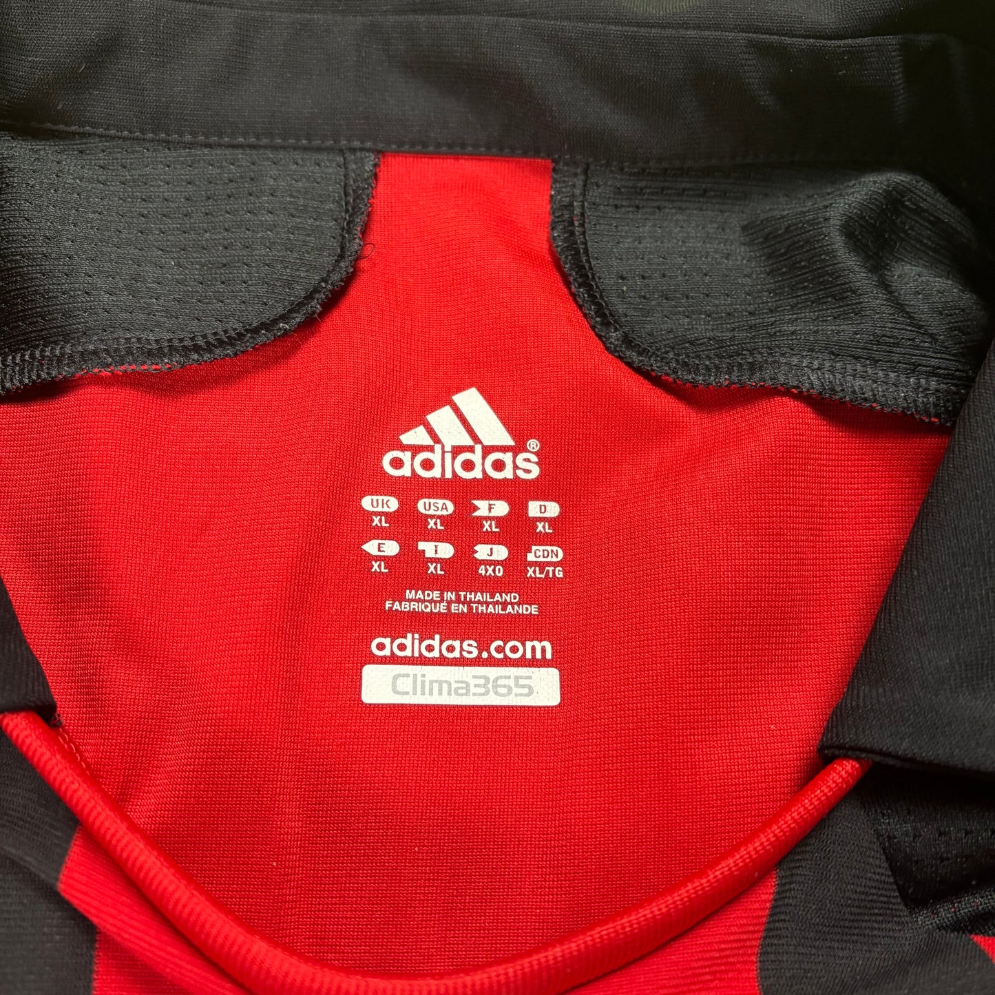 Adidas AC Mailand Milan Milano Ronaldo R9 Trikot rot Größe XL 2007 2008 #99