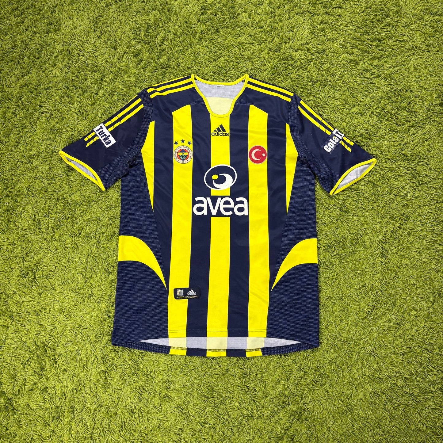 Adidas Fenerbahce Anelka Trikot blau Größe L - XL 2005 2006