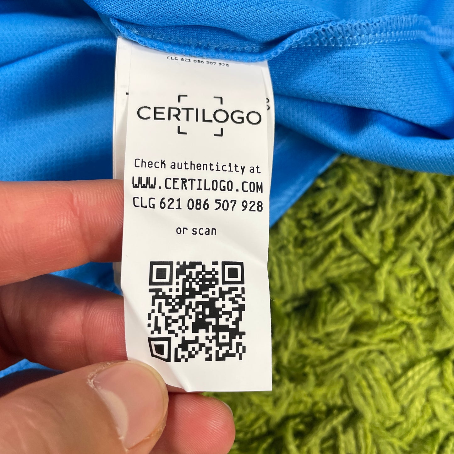 EA7 SSC Napoli Neapel Trikot blau Größe XL 2022 2023