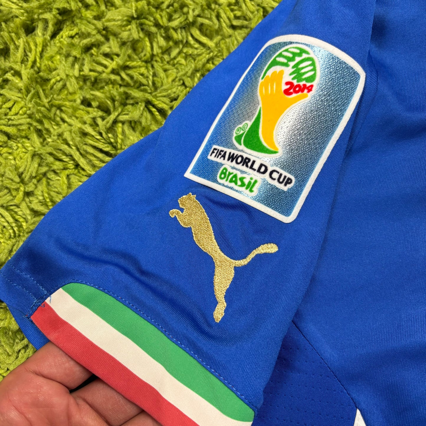 Puma Italien Pirlo Trikot blau Größe M 2014