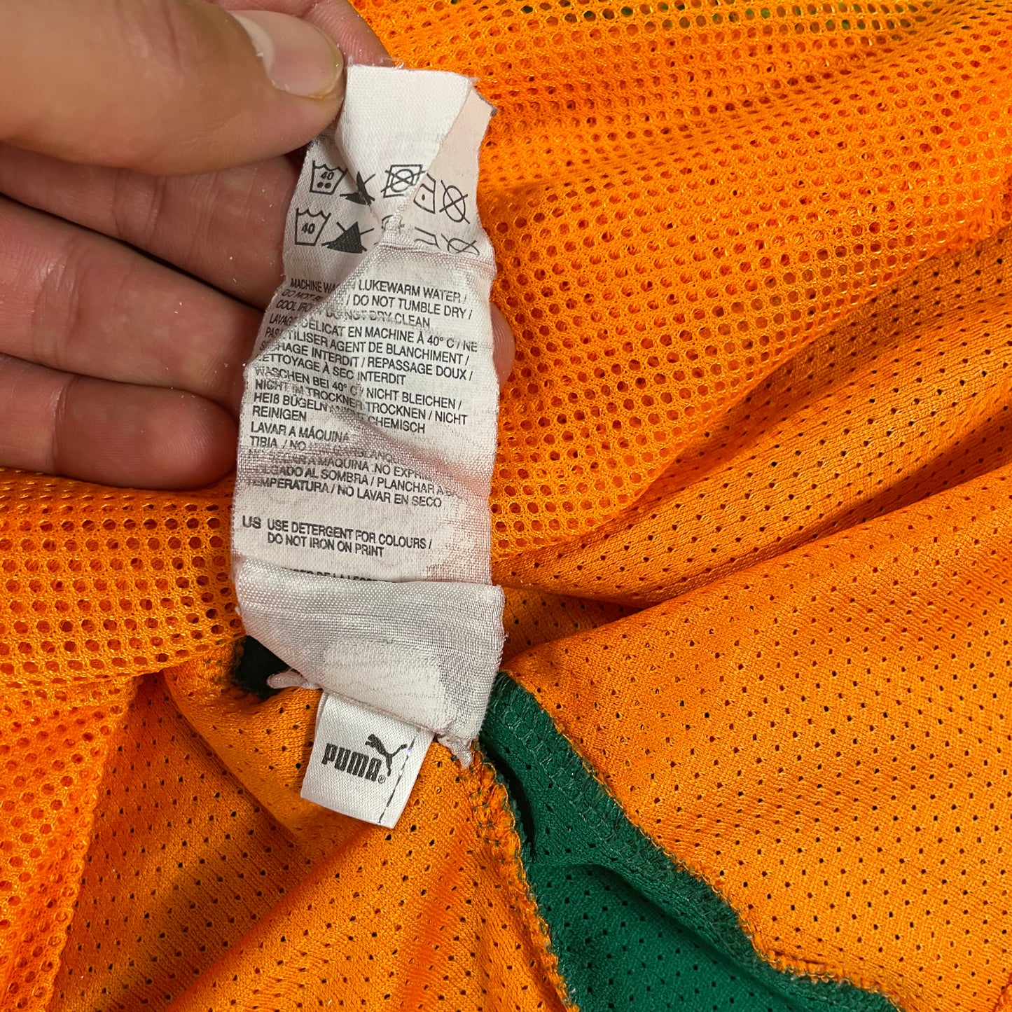 Puma Elfenbeinküste Trikot orange Größe L 2008