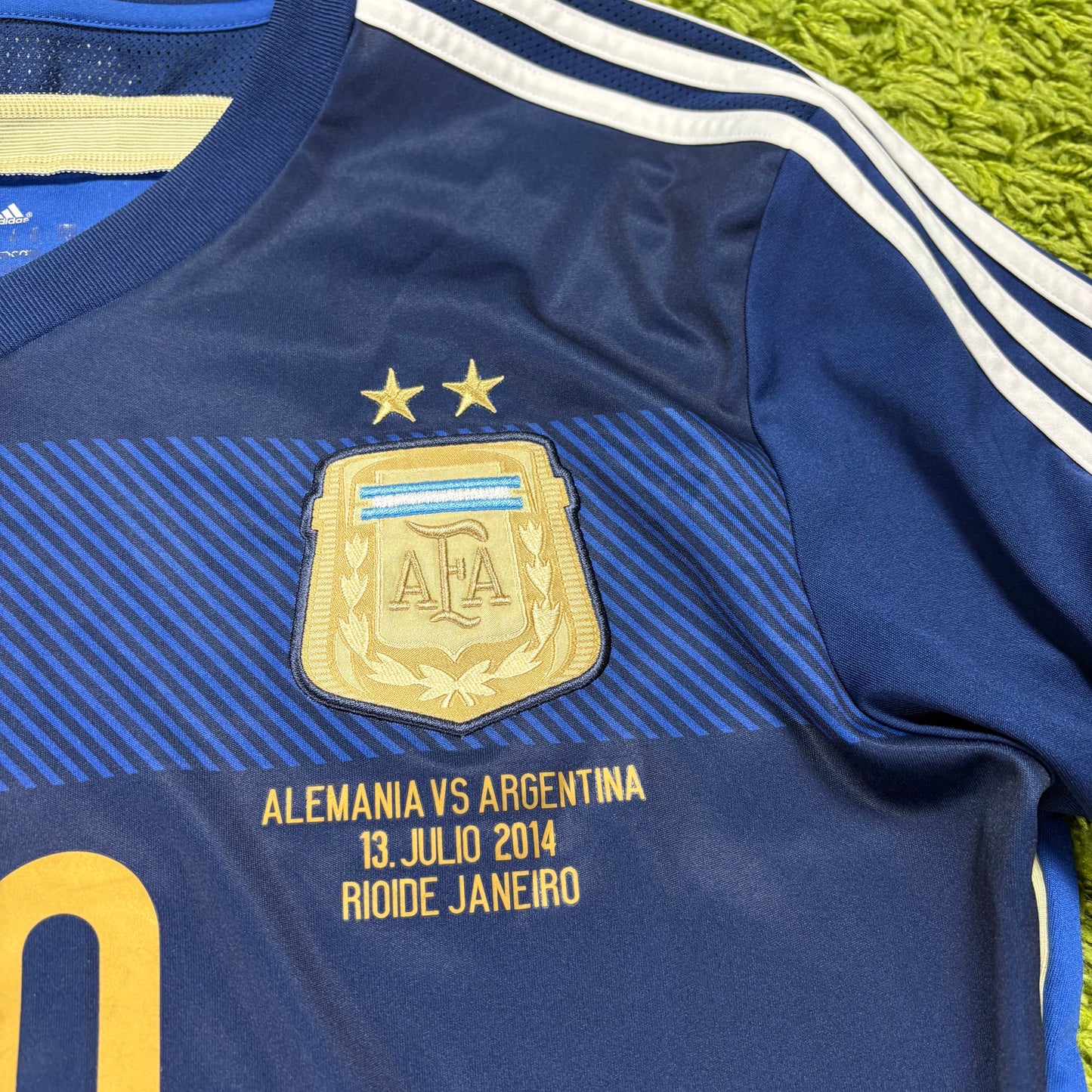 Adidas Argentinien Messi Trikot blau Größe M 2014