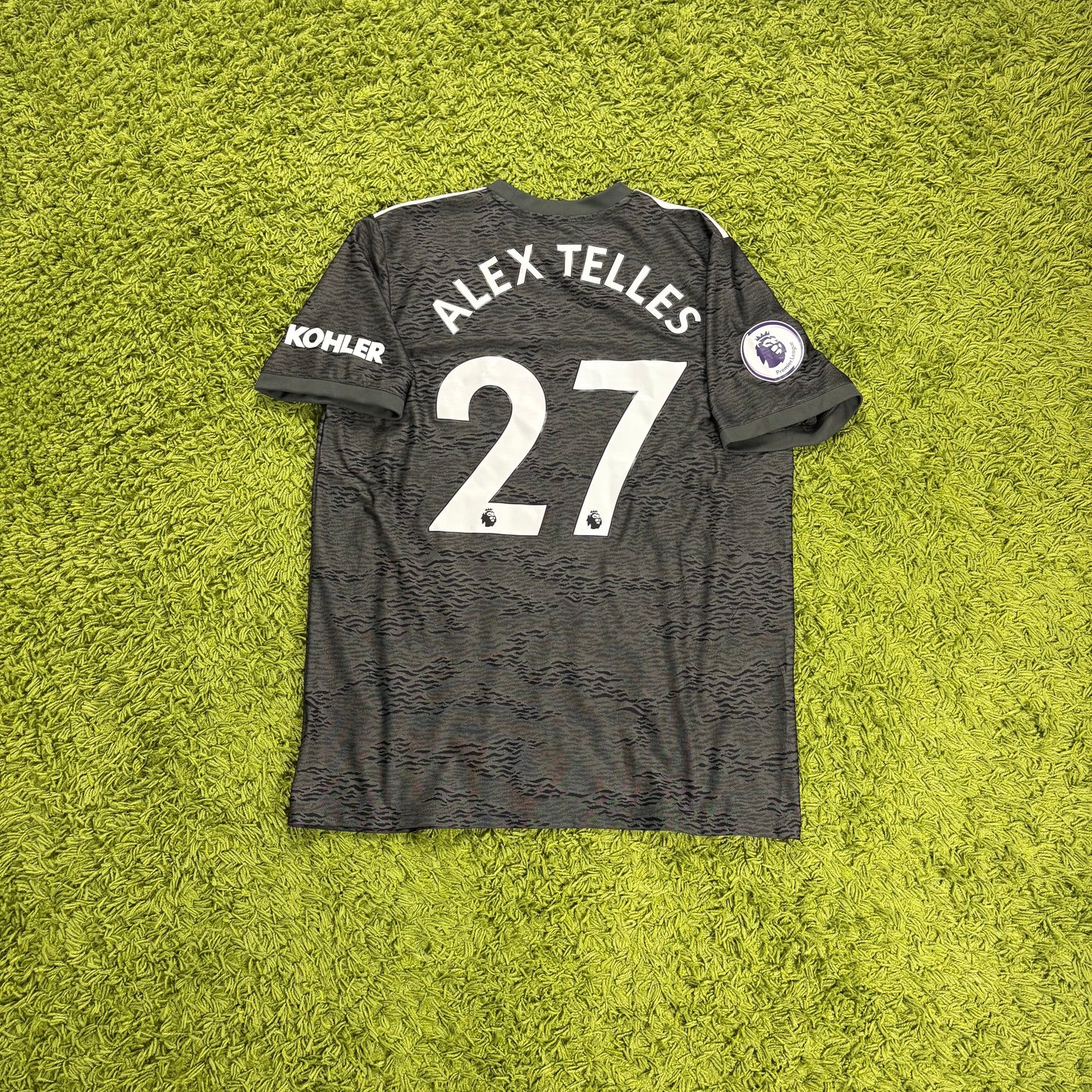 Adidas Manchester United Alex Telles Trikot grau Größe XL 2020 2021