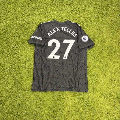 Adidas Manchester United Alex Telles Trikot grau Größe XL 2020 2021