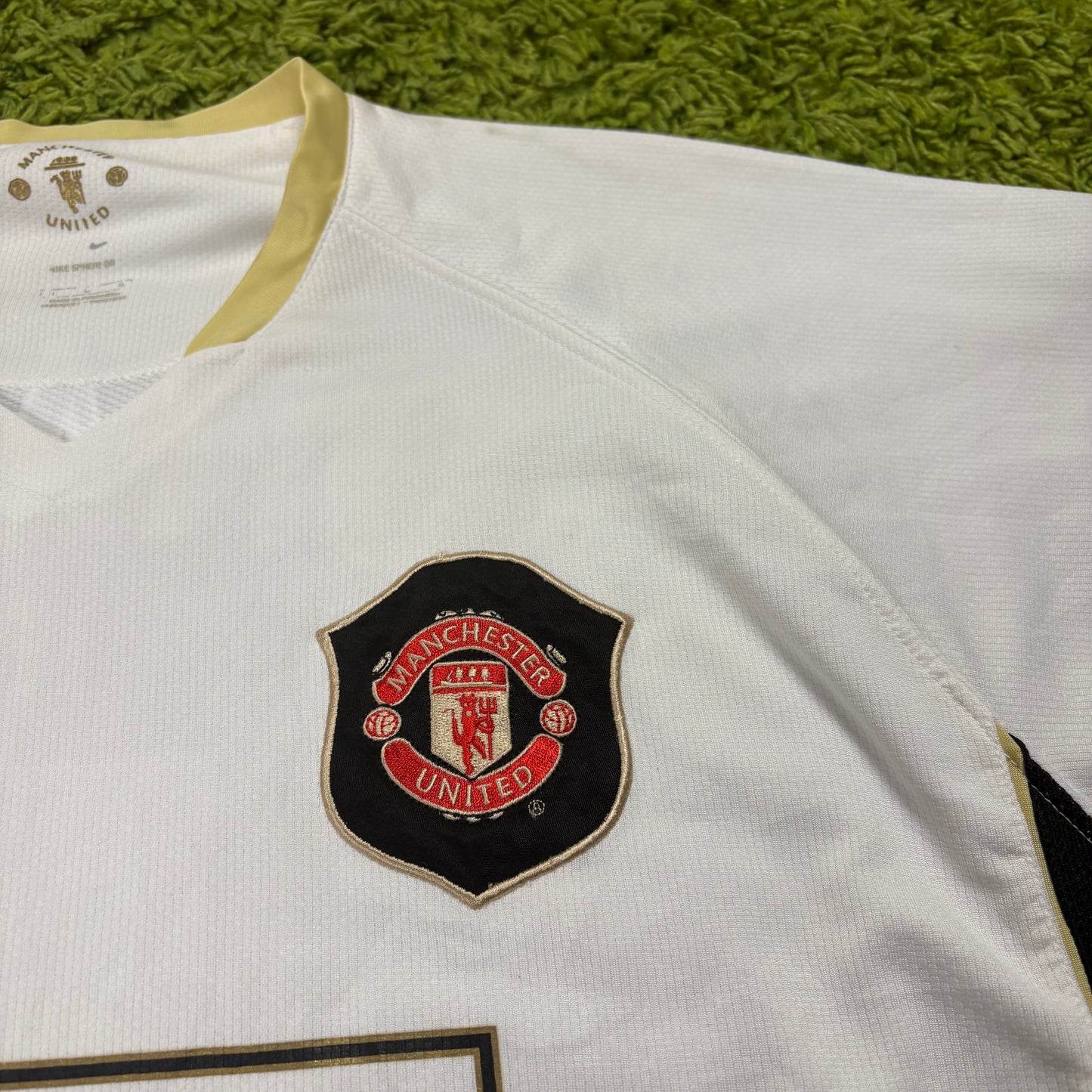 Nike Manchester United Ronaldo CR7 Trikot Weiß Größe L 2006 2007