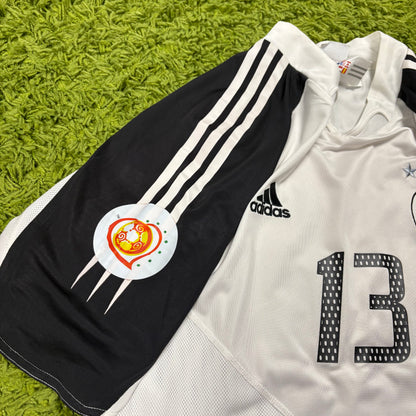 Adidas Deutschland DFB Ballack Trikot Weiß Größe M 2004