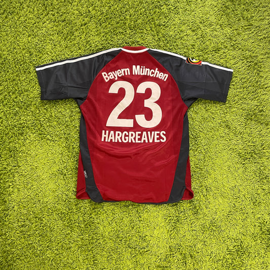 Adidas FC Bayern München Trikot rot Hargreaves Größe M 2001 2002
