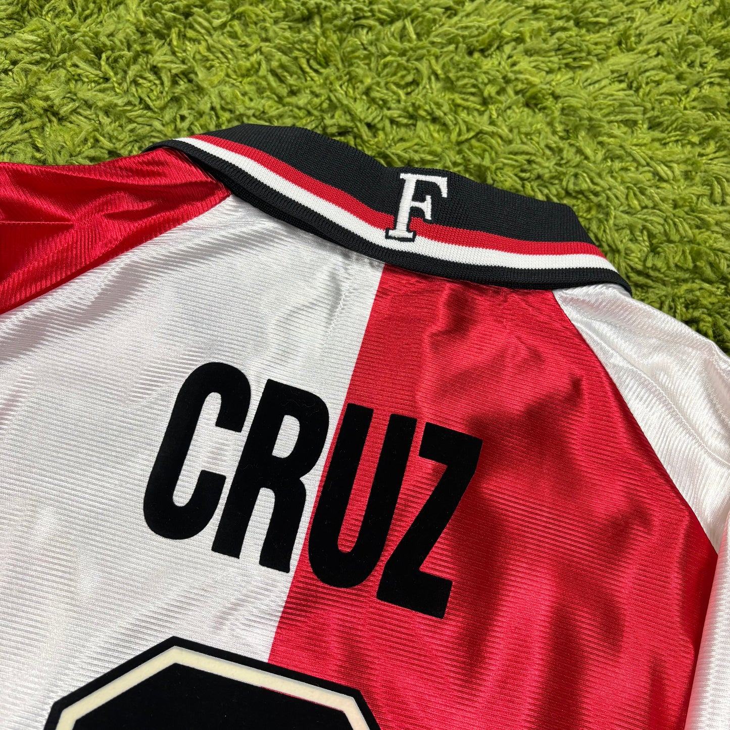 Adidas Feyenoord Rotterdam Cruz Trikot rot Weiß Größe XL 1998 1999