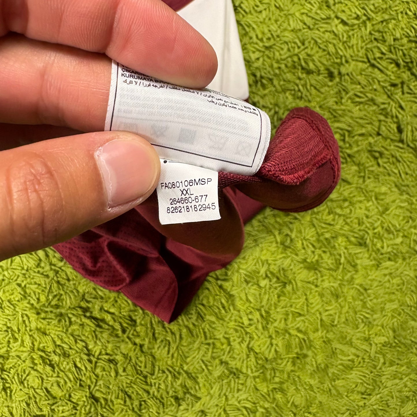 Nike FK Sarajevo Trikot Wein rot Bordeaux Größe XXL 2009 2010