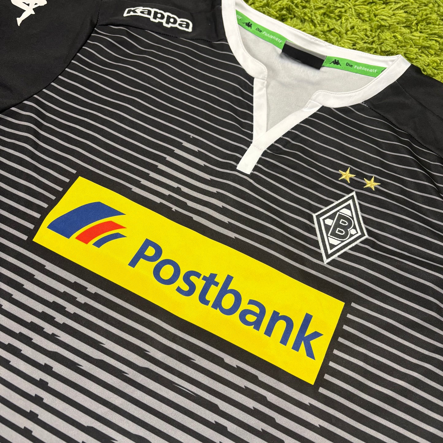 Kappa Borussia Mönchengladbach Hahn Trikot schwarz Größe XL 2015 2016