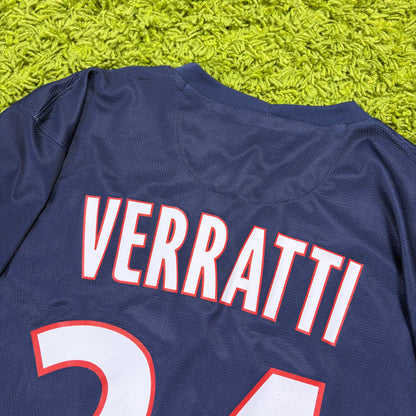 Nike Paris Saint Germain PSG Verratti Trikot blau Größe L 2013 2014
