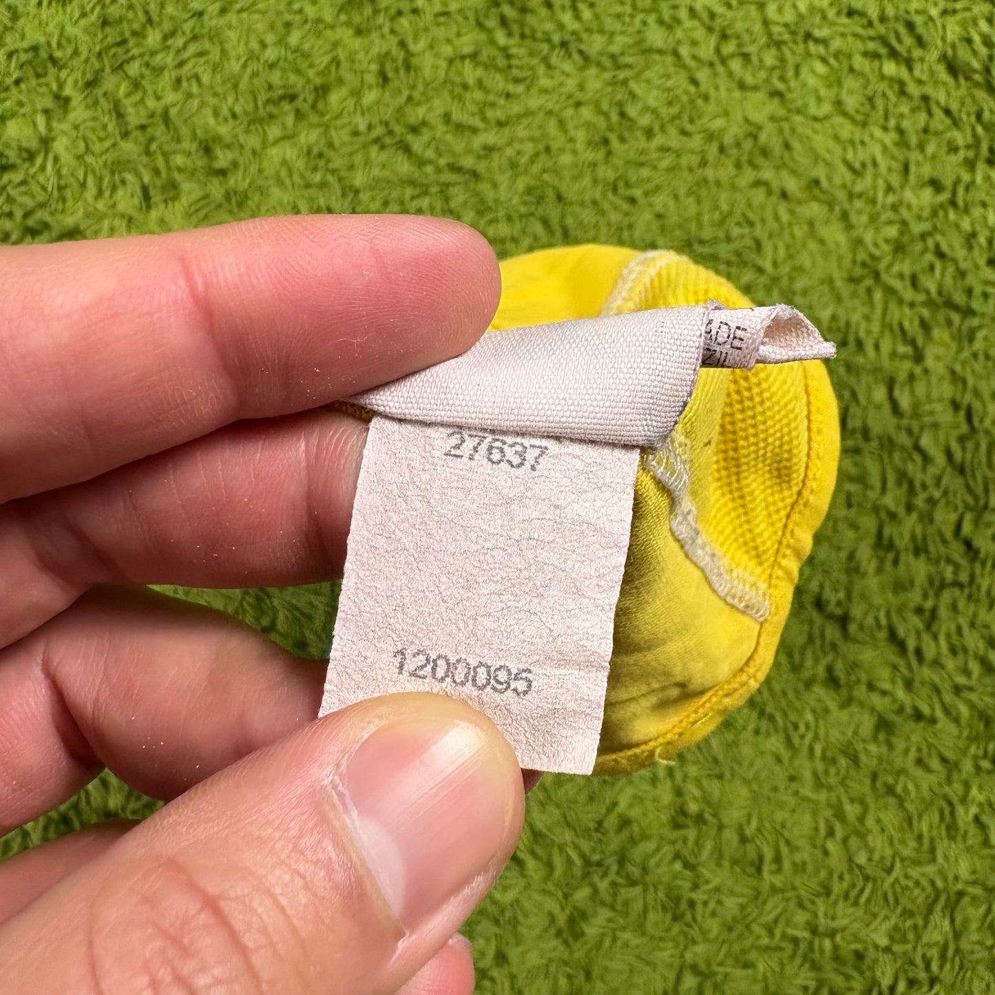 Kappa Brasilien Trikot t Shirt gelb Größe L
