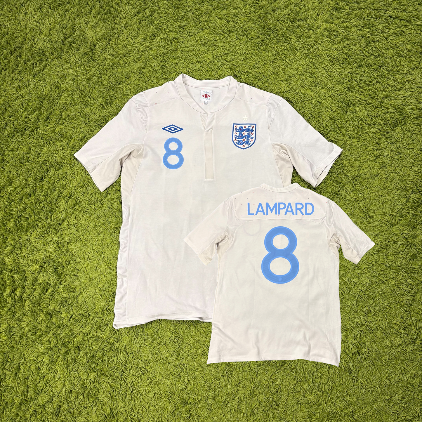 Umbro England Lampard Trikot Weiß Größe L 2010
