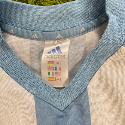 Adidas Argentinien Trikot blau Größe M 2002