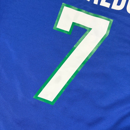 Nike Brasilien Ronaldo (Ronaldinho) Trikot blau Größe XL 1998