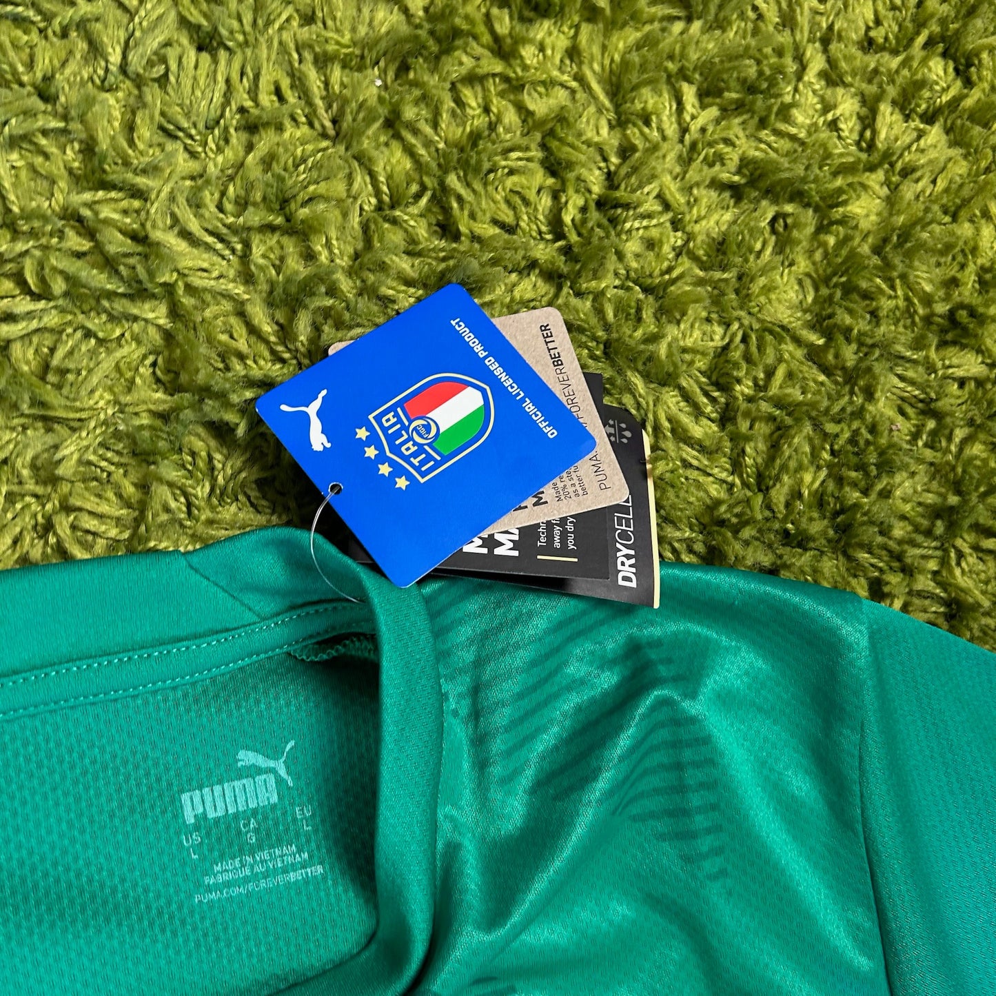 Puma Italien Torwart Trikot grün Größe L 2022 2023