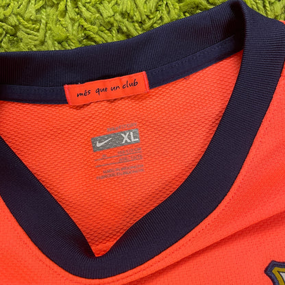Nike FC Barcelona Trikot Messi orange Größe YXL -> S 2009 2010