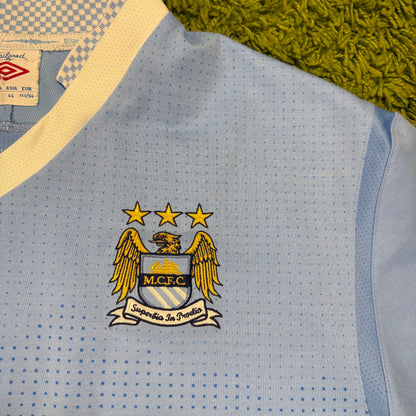 Umbro Manchester City Kun Agüero Trikot hell blau Größe XL 2011 2012