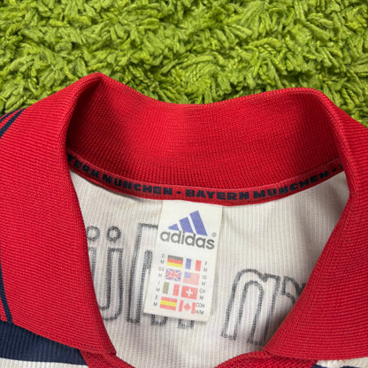 Adidas Fc Bayern München Scholl Trikot Weiß Größe M 1998 2000