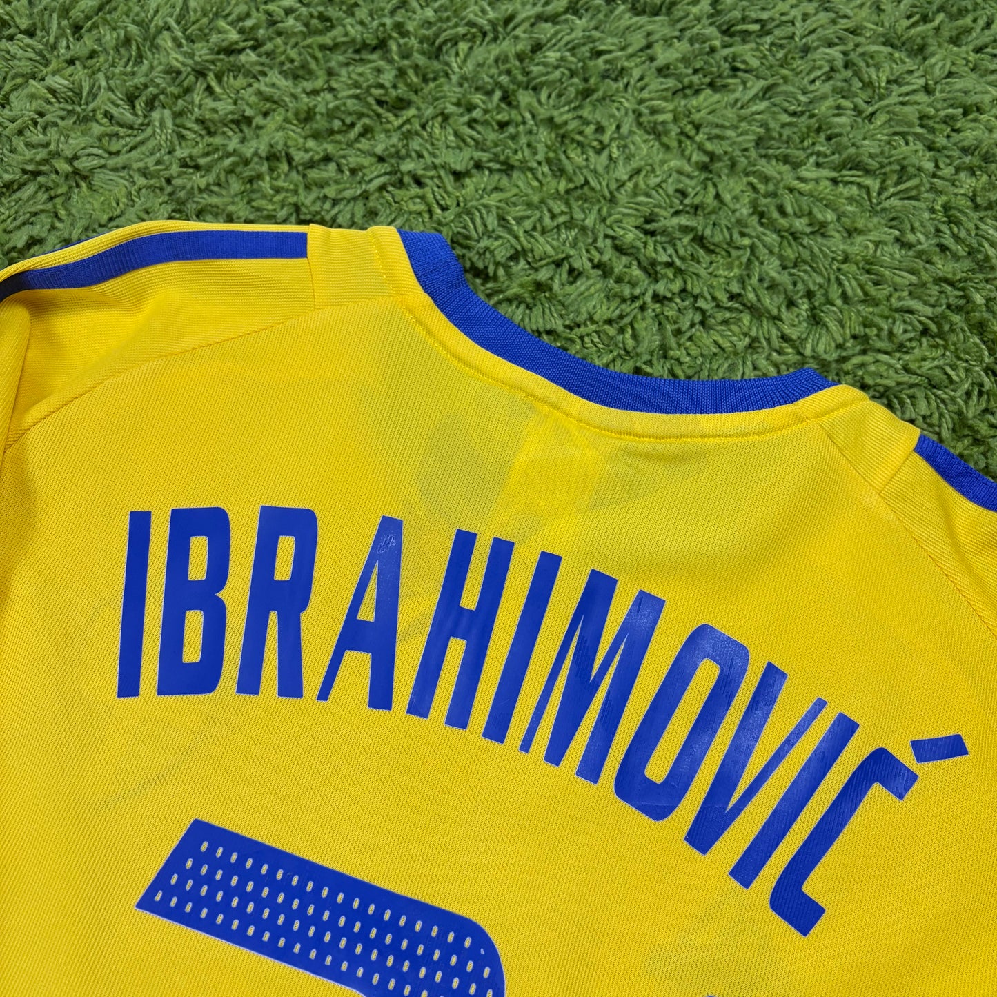 Adidas Schweden Ibrahimovic Trikot Gelb Größe L 2002