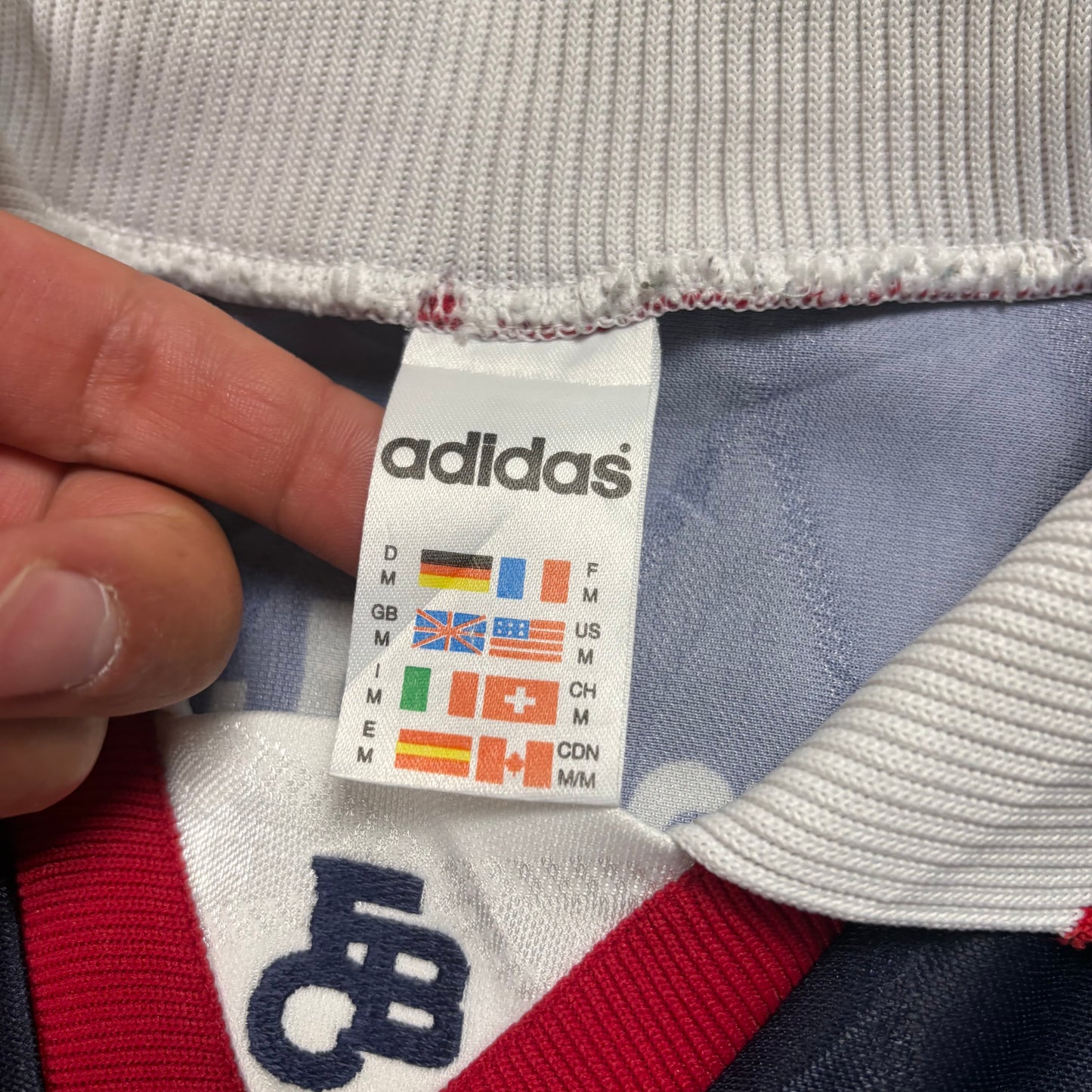 Adidas FC Bayern München Elber Trikot blau Größe M 1997 1998