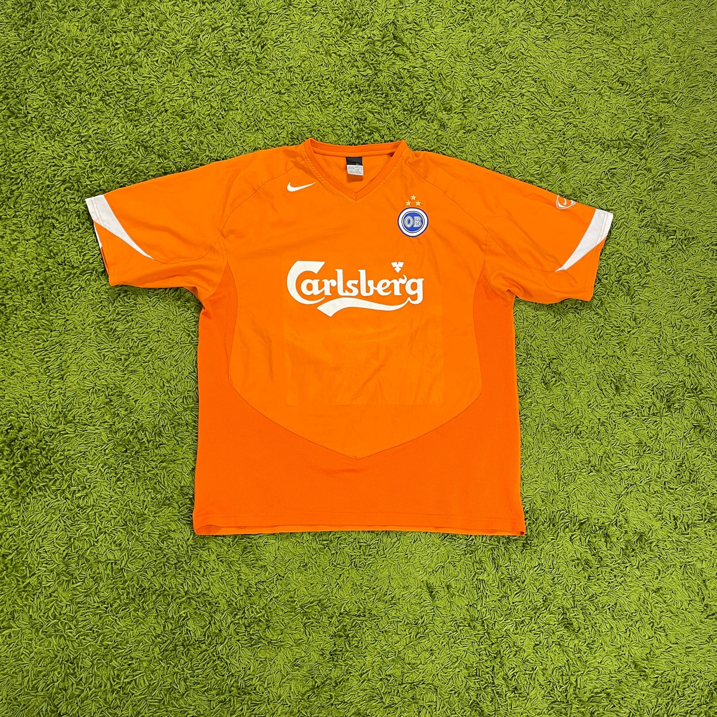 Nike Odense Boldklub BK Trikot orange Größe XXL Total 90 2005 2006